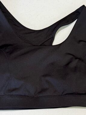 tek gear Black Scoop-Back Sports Bra